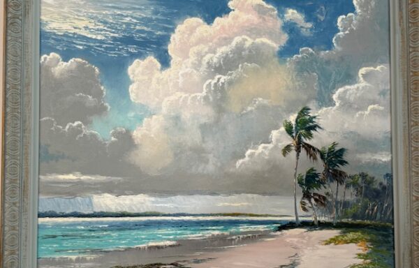 Sam Newton…Bright Rio Mar with storm approaching from the North