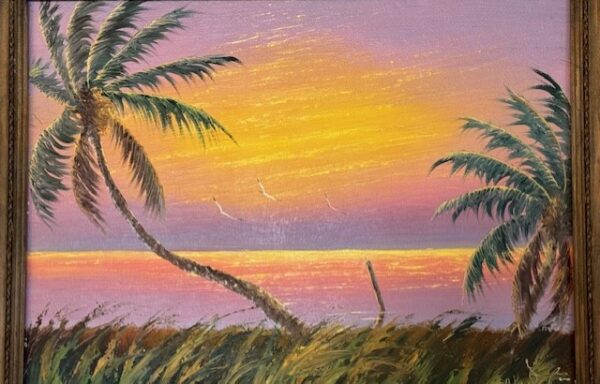 Issac Knight…..SUNRISE  OVER Atlantic Ocean  $2400