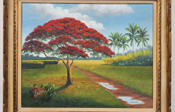 Ellis Buckner  Royal Poinciana with cart
